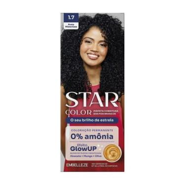 Imagem de Tintura Starcolor Kit Prático 1.7 Preto Misterioso sem Amônia
