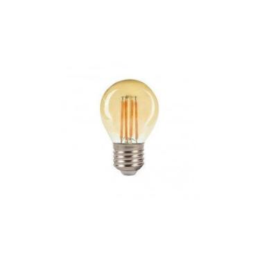 Imagem de Lâmpada Filamento Led Blumenau Retrô Âmbar Bolinha G45 4W E27 Bivolt