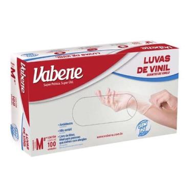 Imagem de Luvas de Vinil M Sem Pó 100uni - Vabene