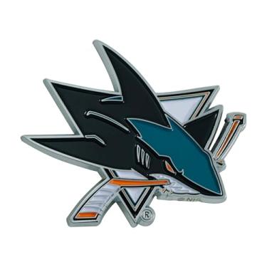 Imagem de FANMATS Emblema colorido da NHL San Jose Sharks, cores do time, tamanho único, 25088