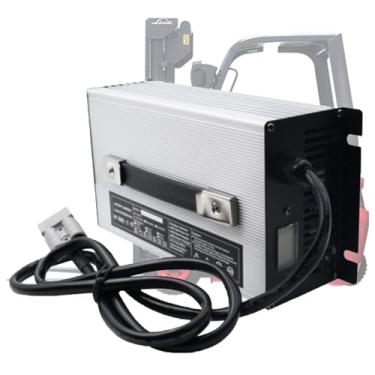 Imagem de Carregador de bateria 12V/24V/36V/48V/60V/72V Carregador de bateria para empilhadeira com plugue Anderson de 175A para carrinho de golfe, paleteira, empilhadeira,24v 40a,175A Anderson