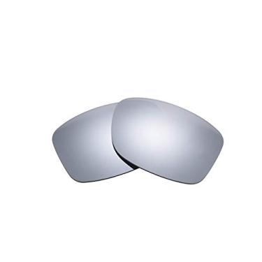 Imagem de NicelyFit Lentes de reposição polarizadas para óculos de sol Oakley Jupiter Squared (espelho de titânio)
