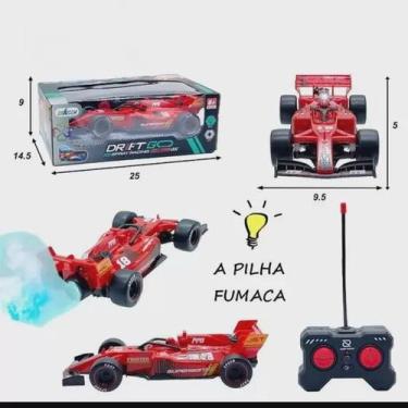 Imagem de Carro Formula1 Controle Remoto Recarregável Solta Fumaça(VR - Fun Game