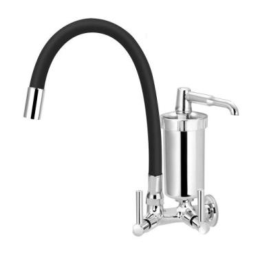 Imagem de Torneira Gourmet Flexível Filtro Cozinha Parede C70 CasaGrande Mundial