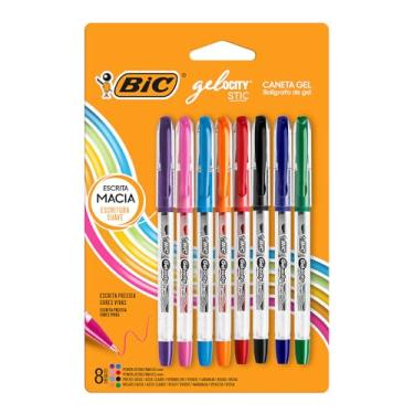 Imagem de BIC, Caneta em Gel, Gelocity, Ponta Fina, 8 Cores