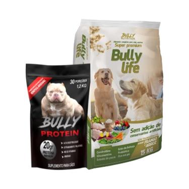 Imagem de Ração Bully Life + Suplemento Bully Protein 1,2 Kg