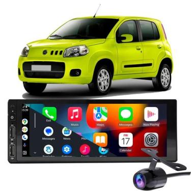 Imagem de Kit Multimidia Android-Auto Fiat Uno Fiorino 2011-2019 1 Din 2-32Gb Gp