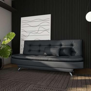 Imagem de Sofá-Cama 3 Lugares Casal Premium Valuable Preto