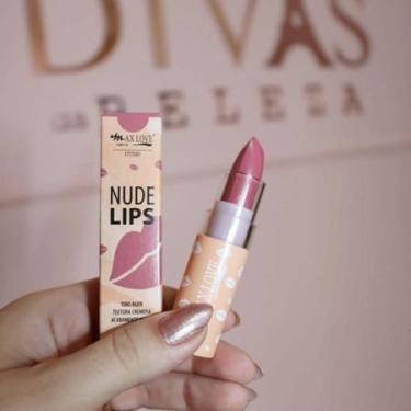 Imagem de Batom nude lips max love - MAQUIAGEM VARIADAS, NUDE-454, UN