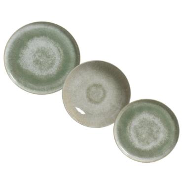 Imagem de Jogo de Pratos 18 Peças Bio Moss Porto Brasil