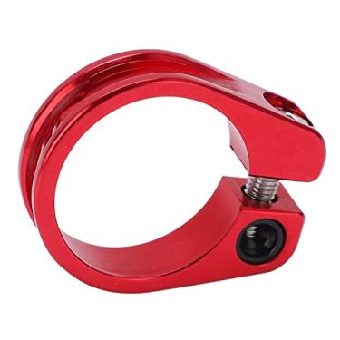 Imagem de Bicicleta Post Cramp 31,8mm de Alumínio de Alumínio CNC Corte Ergonomic Hollow Design Hollo (Vermelho)