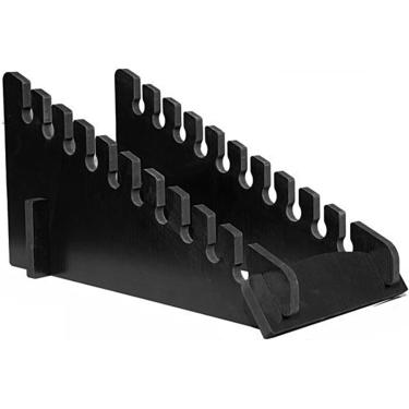 Imagem de Suporte De Exposição De Azulejos De Piso, Prateleira De Armazenamento De Amostras De Azulejos Cerâmicos Independentes, Suporte Organizador De Placa De Madeira Vertica, 13.78x23.42x12.2in