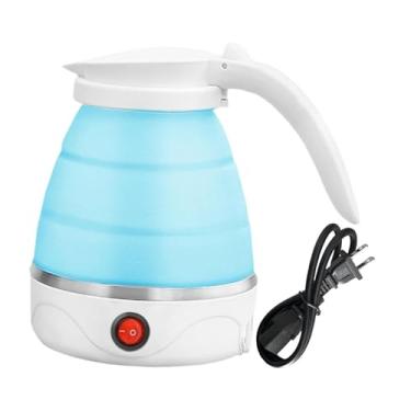 Imagem de SiaBiced Viagem dobrável chaleira elétrica caldeira de água 12l FAST FASTY FILY TEA POT PORTÁVEL, Azul