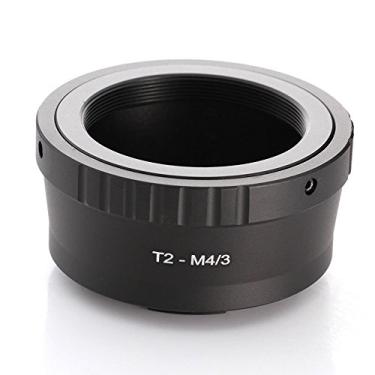 Imagem de FocusFoto Anel adaptador para lente T2 T Mount para Olympus Pen e Panasonic Lumix Micro Four Thirds (MFT, M4/3) Mount Mirrorless Camera Body EP5 E-PL7 GH4 GH5 GF6