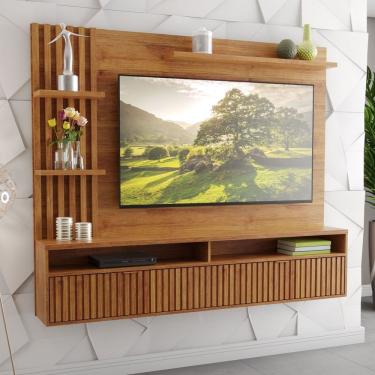 Imagem de Painel Para Tv Até 65" 1 Porta Provence Viero Mel