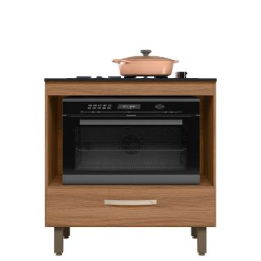 Imagem de Balcão Para Cooktop 4 Ou 5 Bocas E Forno Ipe Nicioli Ipê