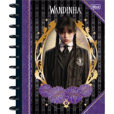 Imagem de Caderno Universitário Tilidisco 10 Matérias Wandinha 160 Folhas, Único