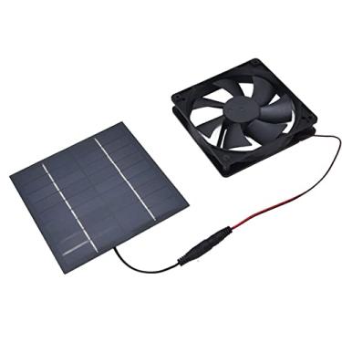 Imagem de Exaustor movido a energia solar de 10 W, kit de painel solar de ventilador único para estufas de galinheiros, com escopo aplicável para uso doméstico, estufa, material