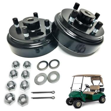 Imagem de LOSTAR Kit De Montagem Tambor Freio Para Carrinho Golfe Ezgo Txt Elétrico 1982-Up E 1982-1993 Estilo A Gasolina 2 Tempos, Cubo Traseiro Com 24 Estrias, Substitui 19186G1P - Pacote