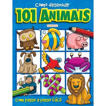 Imagem de Livro - Como desenhar 101 animais