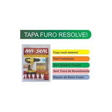 Imagem de Tapa Furo de Cano DÁgua Maxseal - Kit Reparador de Furo em Cano de Águ