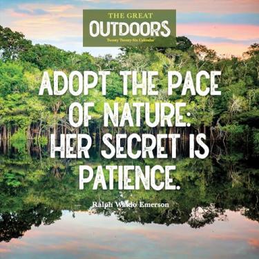 Imagem de TF Publishing Calendário de parede The Great Outdoors 2026 - grades grandes para compromissos e agendamento - Calendário de parede mensal vertical 2026 com papel fosco premium para organização de casa