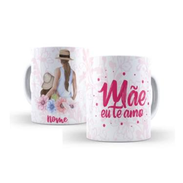 Imagem de Caneca Porcelana - Mãe eu te amo