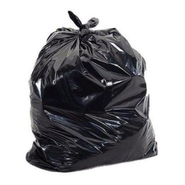 Imagem de Saco Lixo Preto 50 Litros 500 Unidade - Bom Forte Excelente - HIGIPACK