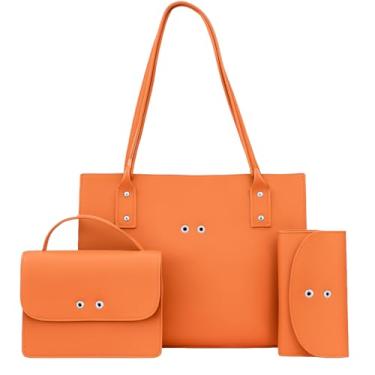 Imagem de KIT 3 Bolsas Feminina Laranja