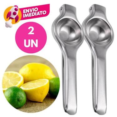 Imagem de Espremedor Amassador Manual De Limão Frutas Inox Reforçado Bar Drink B