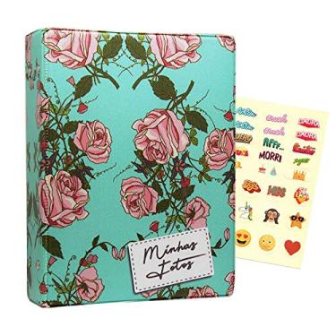Imagem de Álbum de 500 Fotos 10x15 Rosas Rosa - 6222-6658/378 + ADESIVO