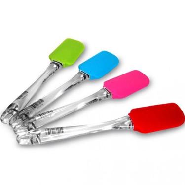 Imagem de Espátula Pão Duro Silicone Maciço 18,5 cm - Fenima Com.