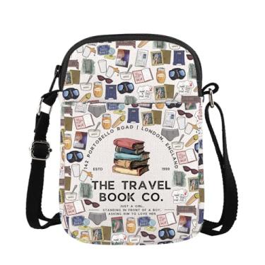 Imagem de Bolsa tiracolo The Travel Book Co Presente Atriz e Proprietária de Livraria Histórias de Amor Drama Filmes Presentes, Livro de viagem Cb