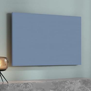 Imagem de Capa de TV TV à prova de poeira à prova de sol interior 42-100 polegadas simplicidade moderna decoração de tela de TV cores sólidas LED LCD televisão computador protetores de exibição - Azul||65
