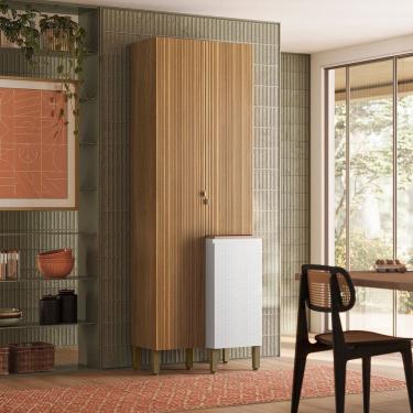 Imagem de Paneleiro Duplo para Cozinha 3 Portas Art Freijó / Ártico