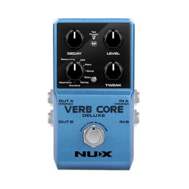 Imagem de NUX Pedal Reverb Verb Core Deluxe | Para Guitarra, 8 Tipos de Reverb, Digital Estéreo, Trail On/Off, Controle de Pre-Delay, True Bypass, Compacto, 9V DC