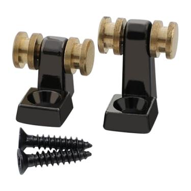 Imagem de g Retainer for Electric Guitar String Tree String Guide Roller String Trees for Tele Telecaster Start Electric Guitar String Parts Replacement Black