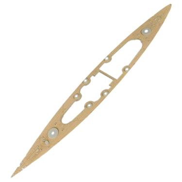 Imagem de MERIGLARE Kit de Atualização de Deck de Madeira Sem Pintura para Acessório de Prancha de Da Marinha 03702 1:200