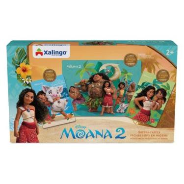Imagem de Brinquedo Infantil Quebra-Cabeça Progressivo Moana 2 Xalingo - 16498