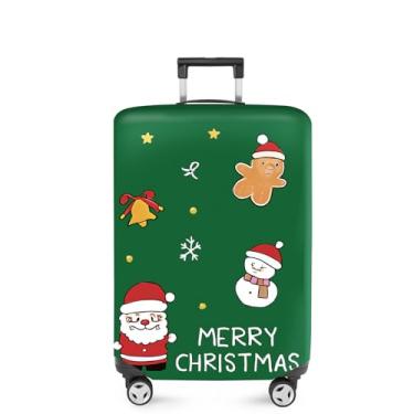 Imagem de ANNA QUEEN Capa divertida para mala, protetor de mala, capa de viagem para bagagem de 45 a 81 cm, acessórios de viagem de elastano extensível e lavável, #28, L(fits 26-28Inch suitcase)