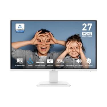 Imagem de MSI Monitor de computador PRO MP273QW E2 AMZ 68.6 cm IPS 2560 x 1440 (QHD), 100Hz, sincronização adaptável, HDMI, montagem VESA, inclinação, alto-falante, 1ms, branco