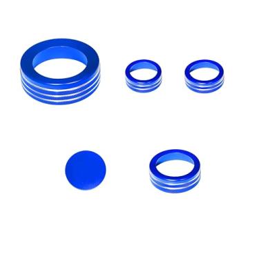 Imagem de KUJOOY Para Ford Bronco Sport 2025 (NÃO SERVE PARA Bronco) Ar Condicionado Tampa Botão Botão Acabamento Acessórios Interiores (Azul, Bronco Sport 2025 Up)