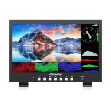 Imagem de FEELWORLD FVM215 Monitor de estúdio de transmissão de produção de alto brilho de 21,5 polegadas 1000nit com formato de onda LUT profundidade de cor de 8 bits 4K60Hz HDMI 3G-SDI entrada e saída