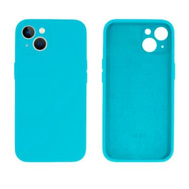 Imagem de Capinha Compativel com iPhone 13 Com Proteção de Câmera em Silicone com Interior Aveludado