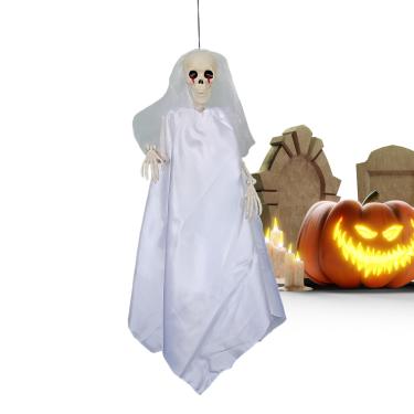 Imagem de Rrlihjgu Decorações de Fantasmas Halloween | Decoração De Jardim Assustadora De Noiva Fantasma Para Halloween,Enfeites Resistentes às Intempéries para Festas em Pátios Caminhos Varandas Eventos