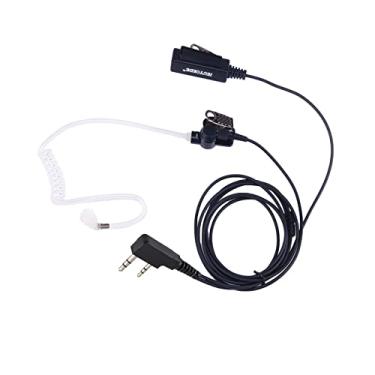 Imagem de JEUYOEDE Fone De Ouvido Com Tubo Acústico Vigilância E Microfone Compatível Rádio Walkie Talkie Kenwood Tk-3140, Tk-3400, Tk-3402U16P, Uv-5R, Uv-82