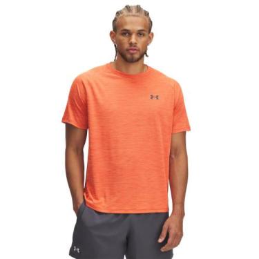 Imagem de Camiseta de Treino Under Armour Tech Textured Masculino, Vermelho, G