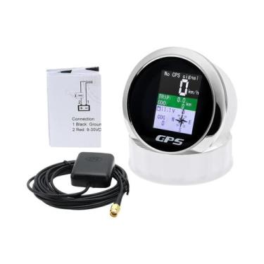 Imagem de Velocímetro Digital GPS À Prova d'Água De 85mm Com Odômetro E Tela TFT