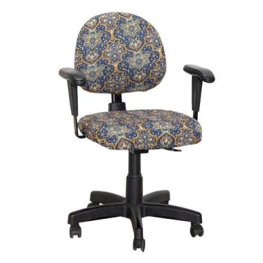 Imagem de Capa de Cadeira de Escrítório e Longarina Encosto e Assento Malha 2 Pe