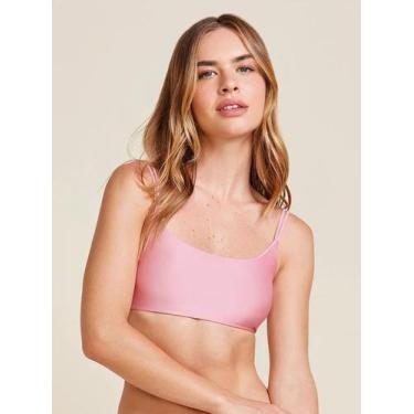 Imagem de Sutiã Top Com Bojo Removível Hope Lingerie - Ref. 21088, Rosa algodão,
